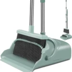 Kelamayi Large Broom & Dustpan Set with Long Handle (Green)