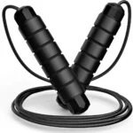 Adjustable Speed Jump Rope with Ball Bearings & Foam Handles for Fitness